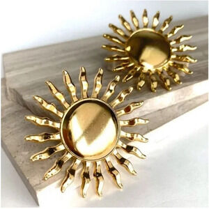 Zara Sun Gold Earrings